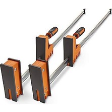 Daisy Home Bora 24 Inç Paralel Kelepçe Seti, 2 Paket Ağaç Işleme Kelepçesi, Kaya Katı, Eşit Basınç, 571124T