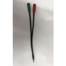 Daisy Home Qport Q-A15 Mikrofon+Kulaklık=>3,5mm Rca Erkek 0,15MM Çevirici