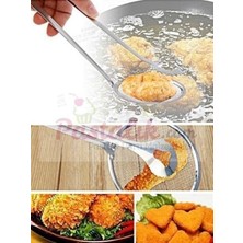 Daisy Home Çok Amaçlı Süzgeçli Paslanmaz Metal Haşlama ve Kızartma Maşası