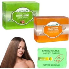 Daisy Home 2'li Set Doğal Bıttım Sabunu ve Saç Dökülmesi Karşıtı Sabun Dökülme Karşıtı Sabun Seti