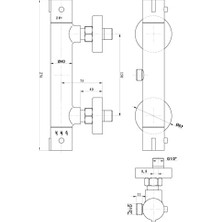 Daisy Home Termostatik Duş Bataryası KTB102