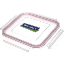 Daisy Home Glasslock Kare Cam Saklama Kabı 1200 ml