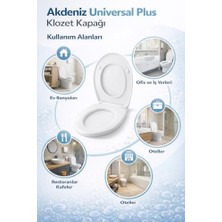 Daisy Home Akdeniz Klozet Kapağı – Her Modelle Uyumlu, Kaydırmaz Alt Kapaklı, Kolay Montajlı, Kolay Temizlenebilir, Dayanıklı Yapı, 5 Yıl Garantili