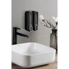 Daisy Home 350 ml Kapasiteli Manuel Sıvı Sabunluk Basmalı Model Duvara Monte Şık Tasarım Sabunluk Manuel 1450