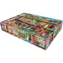 Daisy Home Star Oyun Aletleri Raftaki Bahçe, 2000 Parça Puzzle