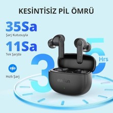 Daisy Home Earfun Earbuds Air Life Bluetooth Kulakiçi Kulaklık - Bluetooth 5.4-35 Saate Kadar Kullanım Süresi - Siyah (Earfun Türkiye Garantili)