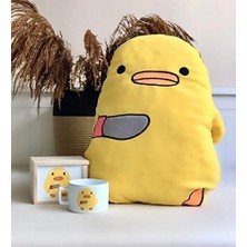 Daisy Home Giftmoda Civciv Tasarımlı Kutulu Kupa ve Yastık Set