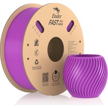 Daisy Home Ender Pla Filament 1,75 Mm, 3D Yazıcı Filament 300 Mm/sn'ye Kadar Yüksek Hız, Geri Dönüştürülebilir Karton Makara, Çoğu Fdm 3D Yazıcıya Uygun - 1 kg (2,2 Lb) Mor