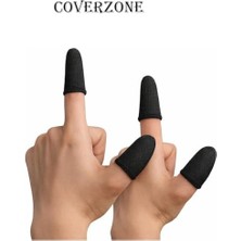 Daisy Home Mobil Oyun Parmak Kılıfı, Yüksek Hassasiyetli Dokunmatik Parmak Kolu, Terletmeyen Kaydırmaz Gamer Finger Sleeve, Fps Pubg Oyun Aksesuarı, Telefon Tablet Uyumlu - KP01 (Iki Çift - Siyah)