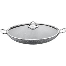 Daisy Home Brioni Stone-Age 38 cm Çizilmez Yanmaz Yapışmaz Şef Tenceresi