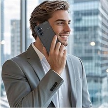 Daisy Home - ile Uyumlu Galaxy S25 Fe Kılıf Kamera Korumalı Karbon Desenli Koruyucu Silikon + Ekran Cam Set