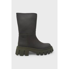 Kanuga Kadın Yüksek Taban Günlük Çizme Haki SMS1088