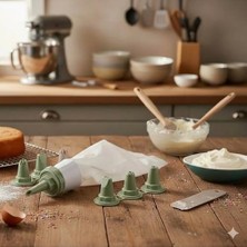 Daisy Home Promosyonca Krema Torbası, 7 Farklı Başlık, Pembe ve Su Yeşili (Yeşil)