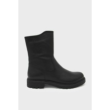 Castle Black Kadın Casual Deri Bot Siyah CB52681