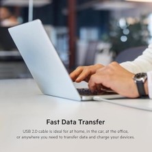 Daisy Home Type-C To Type-C Şarj Kablosu - 45 W 2 Metre, Hızlı Şarj ve Veri Aktarımı, Güçlü ve Dayanıklı, Usb-C Uyumlu (Telefon, Tablet, Laptop)