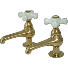 Daisy Home CC9L2 Lavabo Musluk Bataryası, 8,9cm Ağız Erişimi, Cilalı Pirinç