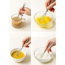 Daisy Home 6'lı Çırpıcı Şeklinde Çay Kaşığı Seti, Paslanmaz Çelik, Metalik, 12 Cm, Bulaşık Makinesinde Yıkanamaz