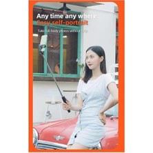 Daisy Home GA66 3in1 Bluetooth Selfie Çubuğu Canlı Yayın Standı Telefon Tutucu Katlanabilir Genişletilebilir Deklanşörlü Monopod