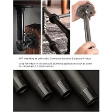 Daisy Home Supply Gıant QDCM1216-5 PCBL1216-5 Boru, 1/2" x 16", Siyah