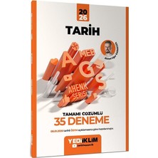 Anla Kazan Yayınları Yeni Ags - Yediiklim 2026 Meb-Ags Tarih 35 Deneme Çözümlü Ahenk Serisi - Ahmet Uğur Karakuza Yediiklim Yayınları