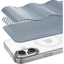 Daisy Home Labs 16 Serisi Ile Uyumlu Uyumlu Slim Fit Kılıf Kablosuz Şarj Destekleyen Sararmaya Karşı Korumalı Kapak (Gümüş)