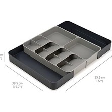 Daisy Home Joseph Joseph Drawerstore Genişleyen Çatal, Gereç ve Alet Düzenleyici, Gri