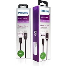 Daisy Home USB - USB C Şarj Kablosu, 1.2 Metre, Örgü, Siyah (DLC2628B)