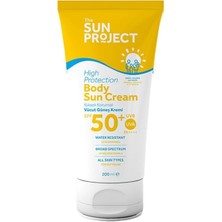 Daisy Home The Sun Project Yüksek Korumalı Aile Boyu Yüz ve Vücut Güneş Kremi 50 Spf 200 ml