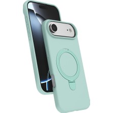 Kordify Apple iPhone 17 Air Uyumlu Regal Magsafe Standlı Kapak – Manyetik Destekli, Darbe Emici Premium Silikon Kılıf