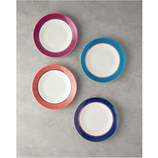 Daisy Home Carny Porselen Servis Tabağı 25 cm Lacivert