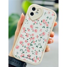 Daisy Home 11 ile Uyumlu Kaplama Mini Çiçek Tasarımlı Esnek Silikon Kılıf