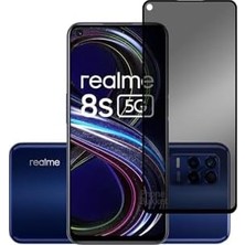Daisy Home Realme 8, 8 Pro Ile Uyumlu Hayalet Ekran Koruyucu Tam Kapatan Gizli Tamperli Cam