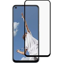 Daisy Home Oppo A92 ile Uyumlu Temperli Cam Full Ekran Koruyucu Kkd Siyah