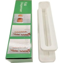 Daisy Home 2 Katlı Otomatik Yumurta Standı - Buzdolabı Için Yumurtalık Rafı ve Saklama Kabı, Mutfak Organizeri