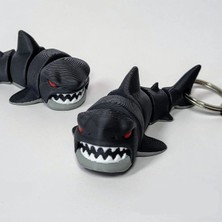 Brand House Megalodon Anahtarlık 3D Flexi Çok Renkli Sevimli Çanta Süsü Bag Charm Hediyelik