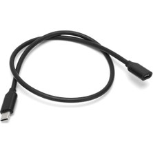 Daisy Home 3 Metre Type-C Uzatma Kablosu – 60W Hızlı Şarj ve 3A Akım Destekli Usb-C Erkek Dişi Kablo | 24PIN 56K Dirençli Dayanıklı | Laptop, Tablet ve Telefon ile Uyumlu (3 Metre) | ZR73