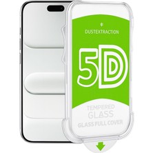 Daisy Home - 17 Air Ekran Koruyucu Hizalama Aparatlı Premium Tam Kaplayan Temperli Cam