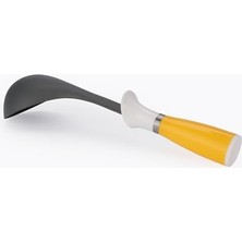 Daisy Home Çorba Kepçesi Servis Takımı Kepçesi Plastik Kepçe 32 cm Tencere Tutmalı Kepçe Sarı