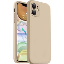 Daisy Home - 11 Uyumlu Köşeli Lansman Kılıf, Kadife Iç Yüzeyli Darbe Emici Silikon Koruma (12 Görünümlü Köşeli Görünüm) - Kum Pembe