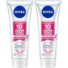 Daisy Home SPF15 SUPER10 Serum Etkili Aydınlatıcı ve Nemlendirici Vücut Losyonu 170ML, C Vitamini, Niasinamid