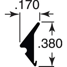 Daisy Home -2-Fit P 7768 Cam Cam Spline, Gri, 200 Ft. (1 Rulo)