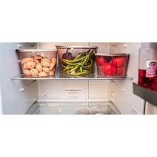 Daisy Home Lüks Antasit Saklama Kabı 3'lü Set Yuvarlak Orta Boy