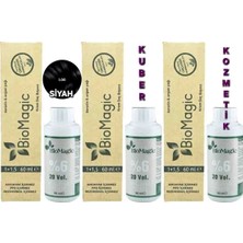 Biomagic 1.00 Siyah Organik Içerikli Amonyaksız Kalıcı Saç Boyası 3 Boya +3 Oksidan