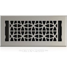 Daisy Home ECH410-NKL Kaplama Zemin Kaydı, 10 Inç x 10 Inç, Nikel
