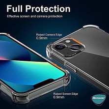 Daisy Home 14 Plus Için Kılıf Absorbing Şeffaf [ 14 Plus ile Uyumlu Kılıf - Şeffaf]