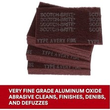 Daisy Home -Brite Genel Amaçlı El Pedi - 37447 - Esnek Zımpara Pedi - 9" x 6" - Alüminyum Oksit - 30'lu Paket