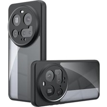 Daisy Home 15 Ultra ile Uyumlu Kılıf Kamera Korumalı Şeffaf Arka Yüzey Cns New Roll Kapak - Siyah