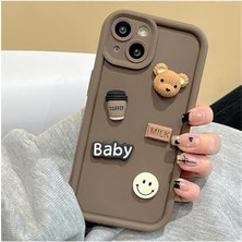 Daisy Home 14 Plus ve 15 Plus ile Uyumlu Çikolata Baby Oyuncak Tasarımlı Kılıf