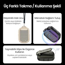 Daisy Home Lava Clip 5W Klipsli Su Geçirmez Taşınabilir Mini Bluetooth Hoparlör Siyah