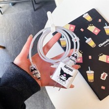 Daisy Home 18W/20W ile Uyumlu 2 Şarj Kılıfı, Şarj Kablosu Örme Aparatı, Toparlayıcı, Kablo Koruyucu